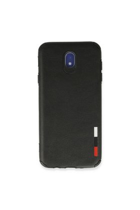 Evimdeyokyok Samsung Galaxy J7 Pro / J730 Kılıf Loop Deri Silikon - Siyah