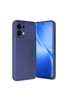 Evimdeyokyok Oppo A6 Pro 4G Auto Focus Karbon Kapak - Lacivert