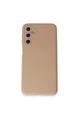 Evimdeyokyok Samsung Galaxy M34 5G Kılıf Nano İçi Kadife Silikon - Pudra