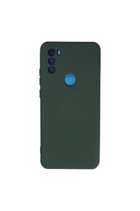 Evimdeyokyok General Mobile Gm 21 Plus Kılıf Nano İçi Kadife Silikon - Koyu Yeşil