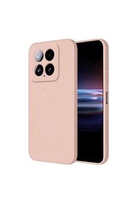 Evimdeyokyok Xiaomi Mi 14T Pro Kılıf Nano İçi Kadife Silikon - Pudra