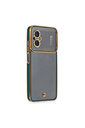 Evi̇mdeyokyok Xi̇aomi̇ Poco M5 Kılıf Li̇va Lens Si̇li̇kon - Yeşi̇l