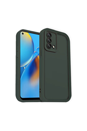 Evimdeyokyok Oppo A74 4G Kılıf Viera Silikon - Koyu Yeşil