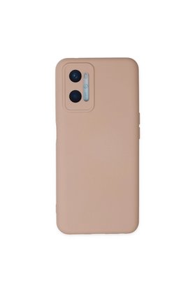 Evimdeyokyok Oppo A96 Kılıf Nano İçi Kadife Silikon - Pudra