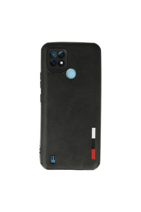 Evimdeyokyok Realme C21 Kılıf Loop Deri Silikon - Siyah