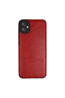 Evimdeyokyok Samsung Galaxy A04E Kılıf Loop Deri Silikon - Kırmızı