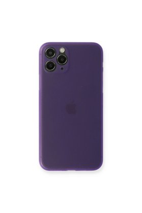 Evimdeyokyok Apple İphone 11 Pro Max Kılıf Pp Ultra İnce Kapak - Mor