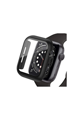 Evi̇mdeyokyok Apple Watch Ultra 49Mm Camlı Kasa Ekran Koruyucu - Si̇yah