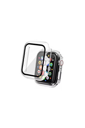 Evi̇mdeyokyok Apple Watch 38Mm Camlı Kasa Ekran Koruyucu - Şeffaf
