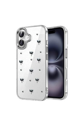 Evimdeyokyok Apple İphone 16 Fiyonk Desenli Kapak - Desen 1