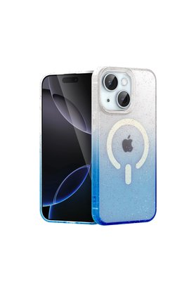 Evimdeyokyok Apple İphone 15 Plus Pummel Shiny Magsafe Kapak - Mavi