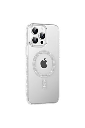 Evimdeyokyok Joko Apple İphone 14 Pro Max Move Taşlı Magsafe Kapak - Gümüş