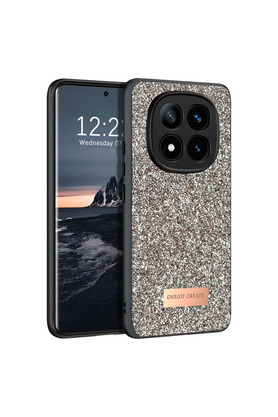 Evimdeyokyok Onegif Xiaomi Redmi Note 14 Pro 4G Bright Simli Kapak - Gold
