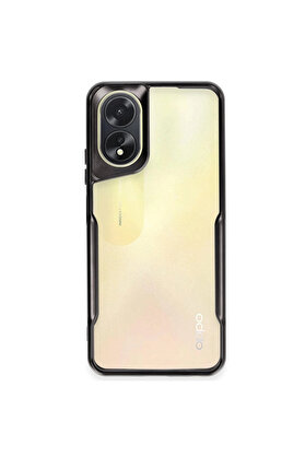 Evimdeyokyok Oppo A38 Kılıf Boyi Silikon Kapak - Siyah