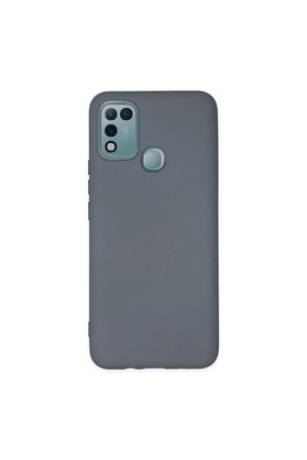 Evimdeyokyok İnfinix Hot 10 Play Kılıf Nano İçi Kadife Silikon - Gri