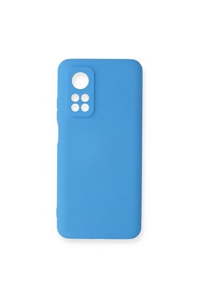 Evimdeyokyok Xiaomi Mi 10T Kılıf Nano İçi Kadife Silikon - Mavi