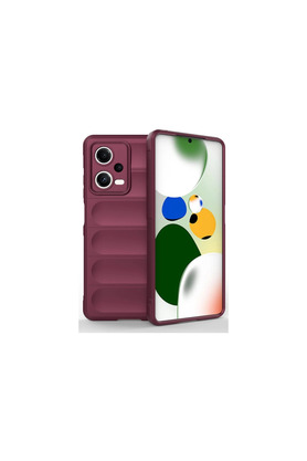 Evimdeyokyok Xiaomi Poco X5 5G Kılıf Optimum Silikon - Bordo