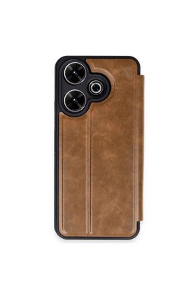 Evimdeyokyok Xiaomi Redmi 13 4G Kılıf Flip Cover - Taba