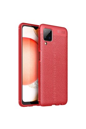 Evimdeyokyok Samsung Galaxy A12 Kılıf Auto Focus Kapak - Kırmızı