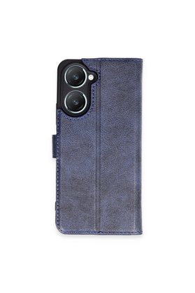 Evimdeyokyok Vivo Y18 Kılıf Trend S Plus Kapaklı Kılıf - Lacivert