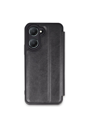 Evimdeyokyok Vivo Y18 Kılıf Flip Cover - Siyah