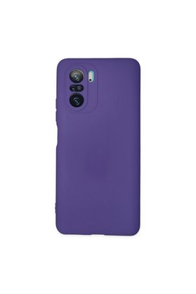 Evimdeyokyok Xiaomi Poco F3 Kılıf Nano İçi Kadife Silikon - Mor