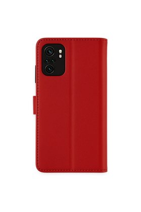 Evimdeyokyok Xiaomi Mi Note 10 Trend S Plus Kapaklı Kılıf - Kırmızı