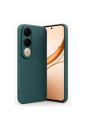 Evimdeyokyok Vivo V50 Lite 4G Auto Focus Karbon Kapak - Koyu Yeşil