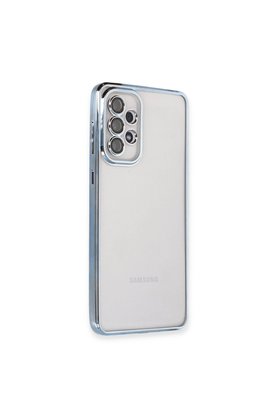 Evimdeyokyok Samsung Galaxy A53 5G Kılıf Razer Lensli Silikon - Açık Mavi