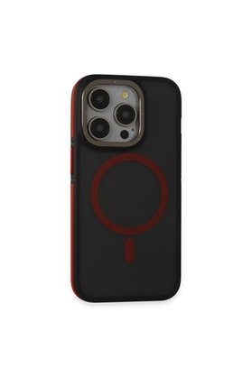 Evimdeyokyok Joko Apple İphone 15 Pro Rocky Magsafe Kapak - Siyah-Kırmızı