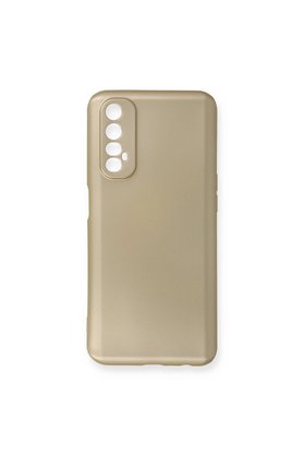 Evimdeyokyok Realme 7 Kılıf First Silikon - Gold