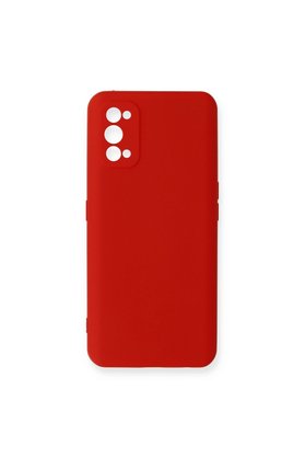Evimdeyokyok Realme 7 Pro Kılıf Nano İçi Kadife Silikon - Kırmızı