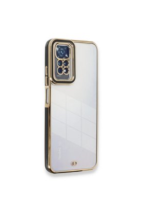 Evimdeyokyok Xiaomi Redmi Note 11 Kılıf Liva Lens Silikon - Siyah