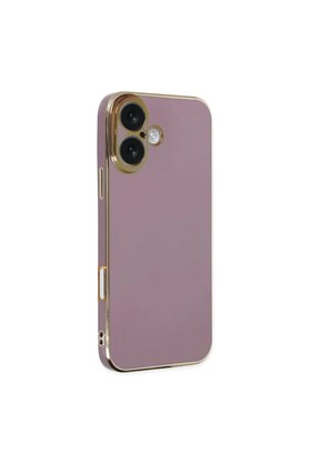 Evimdeyokyok Apple İphone 16 Kılıf Volet Silikon - Mor