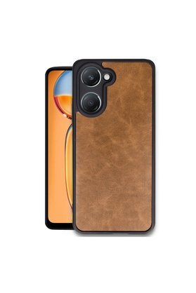 Evimdeyokyok Vivo Y18 Kılıf Aras Deri Kapak - Taba