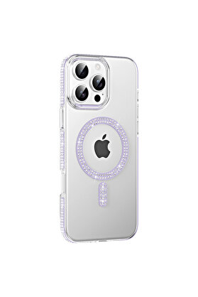 Evimdeyokyok Joko Apple İphone 16 Pro Max Move Taşlı Magsafe Kapak - Lila