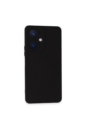 Evimdeyokyok Vivo Y27 Kılıf Nano İçi Kadife Silikon - Siyah
