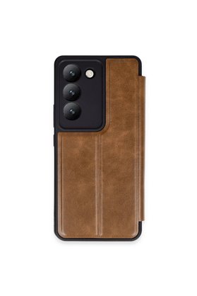 Evimdeyokyok Vivo V30 Lite 4G Kılıf Flip Cover - Taba