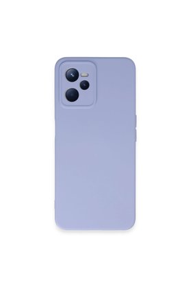 Evimdeyokyok Realme C35 Kılıf Nano İçi Kadife Silikon - Lila