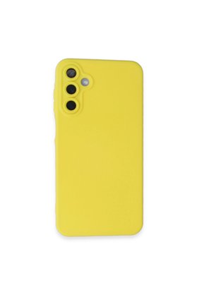 Evimdeyokyok Samsung Galaxy A25 5G Kılıf Nano İçi Kadife Silikon - Sarı