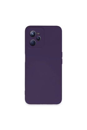 Evimdeyokyok Realme C35 Kılıf Nano İçi Kadife Silikon - Mor