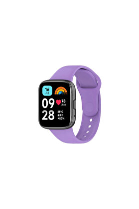Evi̇mdeyokyok Xi̇aomi̇ Redmi̇ Watch 3 Acti̇ve Klasi̇k Kordon - Li̇la