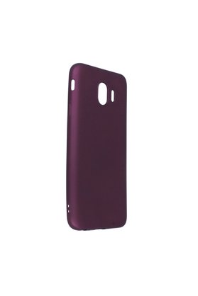 Evimdeyokyok Samsung Galaxy J4 Kılıf First Silikon - Mürdüm