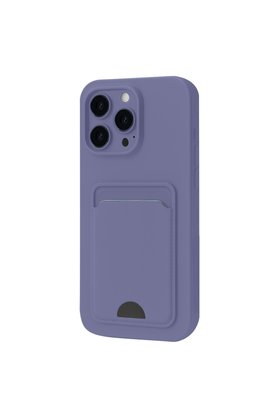 Evimdeyokyok Apple İphone 16 Pro Kılıf Kelvin Kartvizitli Silikon - Lila