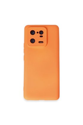 Evimdeyokyok Xiaomi Mi 13 Pro Kılıf Nano İçi Kadife Silikon - Turuncu