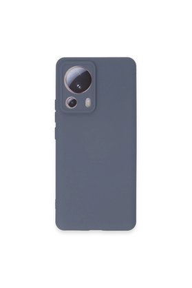 Evimdeyokyok Xiaomi Mi 13 Lite Kılıf Nano İçi Kadife Silikon - Gri
