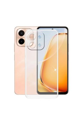 Evimdeyokyok Vivo Y28 Kılıf Lüx Şeffaf Silikon