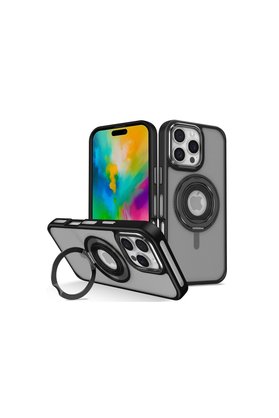 Evimdeyokyok Joko Apple İphone 16 Pro Banza Magsafe Standlı Kapak - Siyah