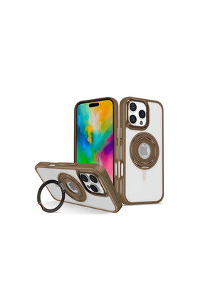 Evimdeyokyok Joko Apple İphone 16 Pro Max Banza Magsafe Standlı Kapak - Kahverengi