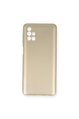 Evimdeyokyok Samsung Galaxy M51 Kılıf First Silikon - Gold